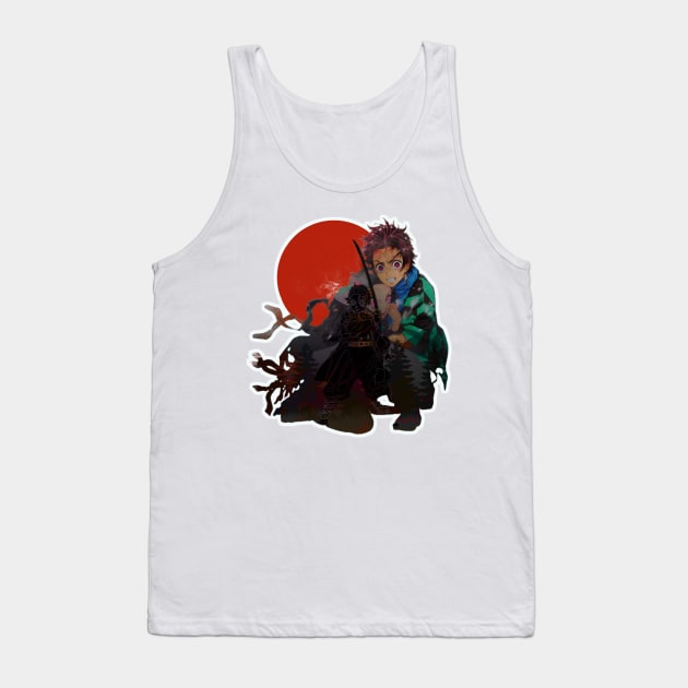 Demon Slayer Tank Top by store of art